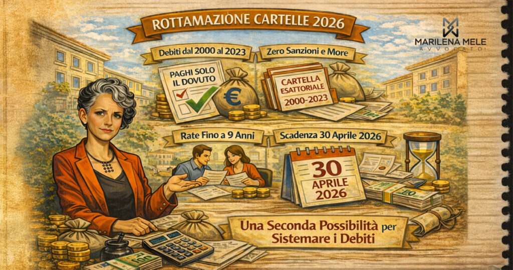 Rottamazione Cartelle 2026 - Avvocato Bari - Marilena Mele