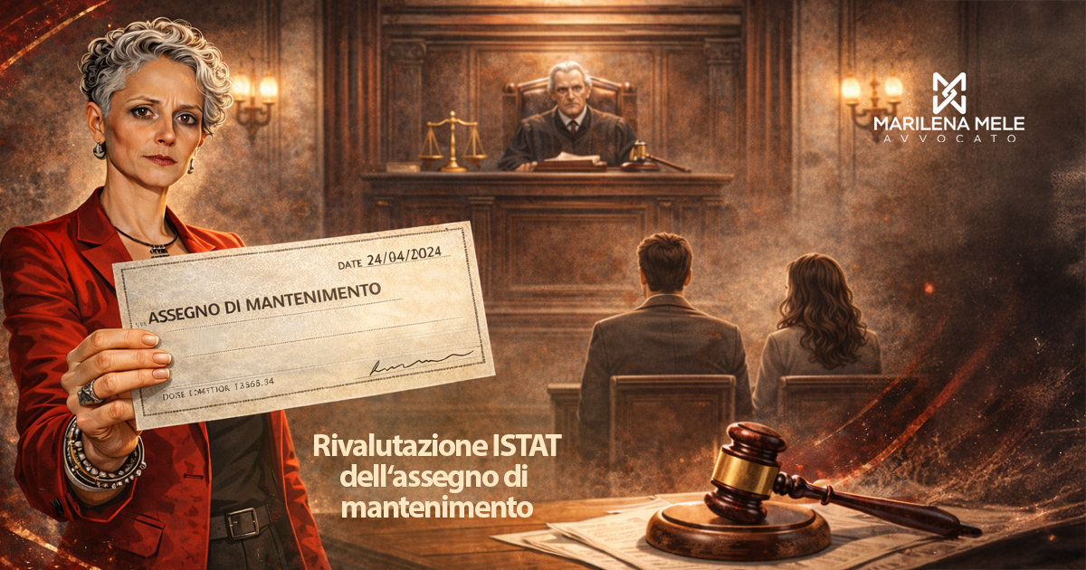 Rivalutazione ISTAT assegno mantenimento - Avvocato Bari - Marilena Mele